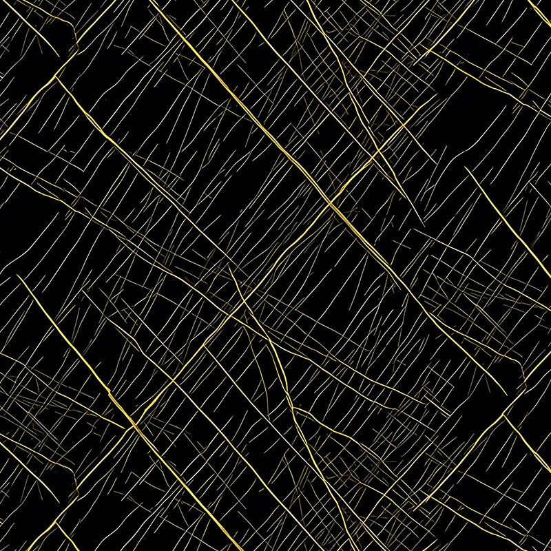 Black Gold Luxury Lobby Wall PET Transfer Film