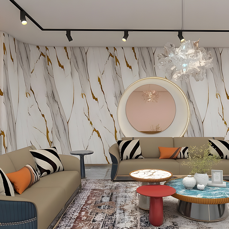 Living Room TV Background Wall PET Transfer Film