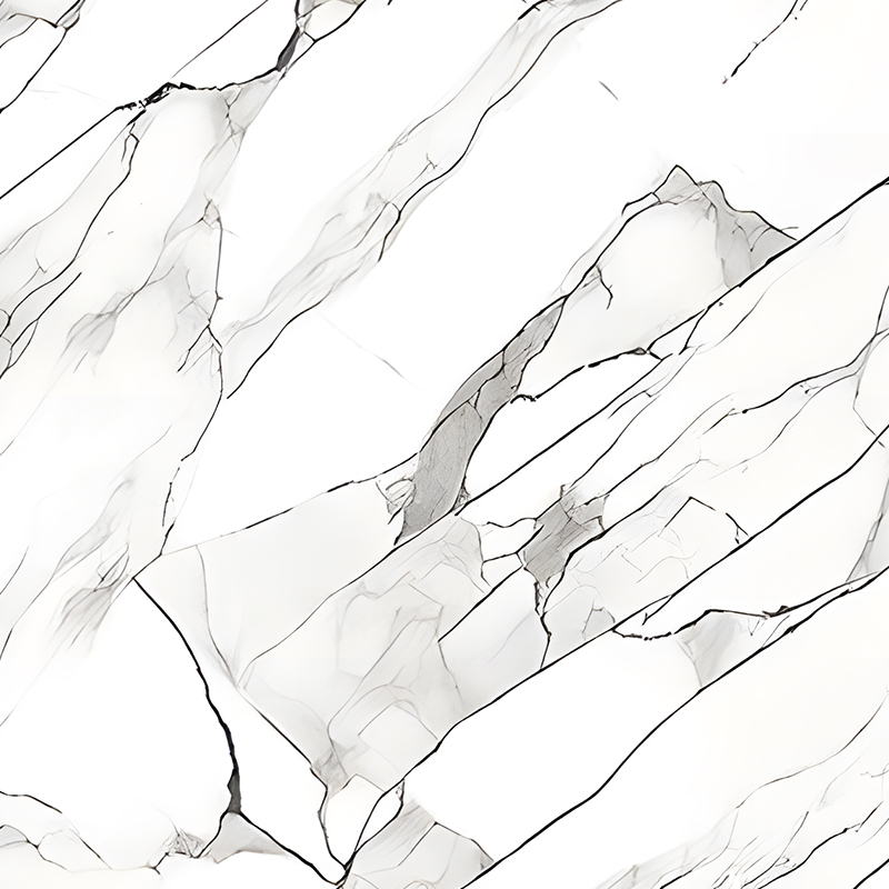 Golden Silk Cloud Bedroom Wall PET Transfer Film