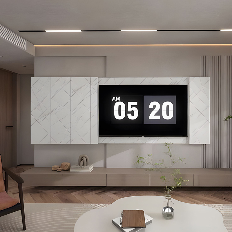 Silver Cloud Silk Vanity Wall PET Transfer Film