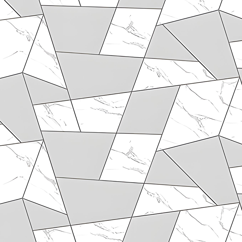 Gilded Geometric Living Room Background Wall Decoration PET Transfer Film