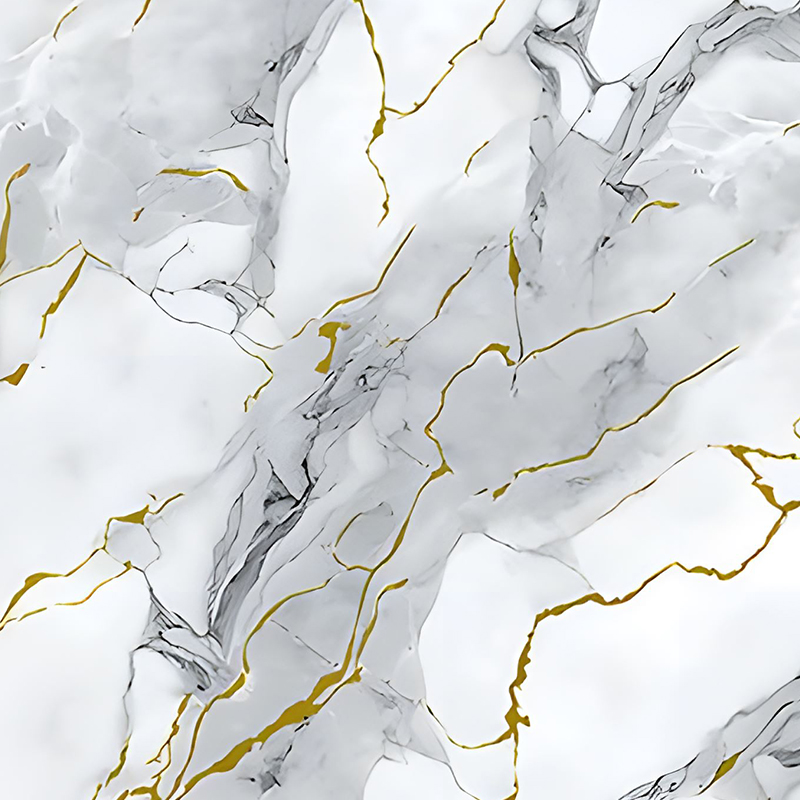 Gilded Cloud Rock Apartment Background Wall Decoration PET Transfer Film