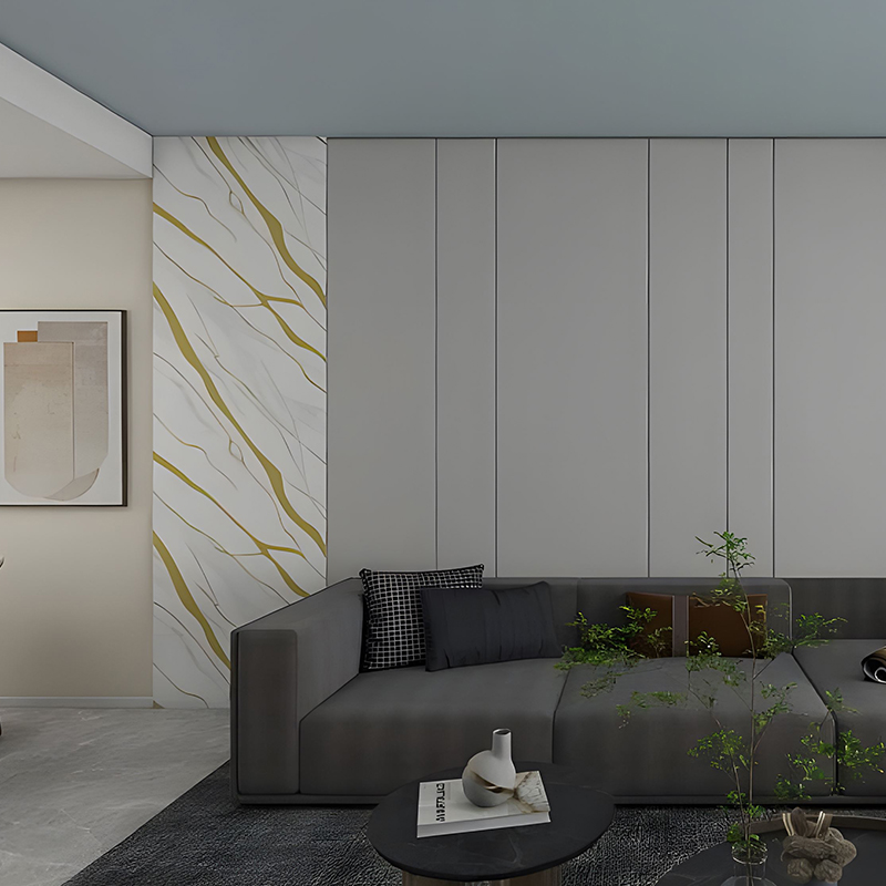 Gilded Gold Branch Kitchen Countertop Decoration PET Transfer Film