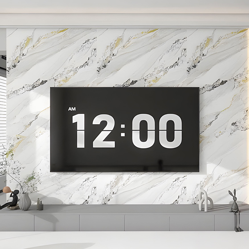 Golden Cloud Pattern Bathroom Wall PET Transfer Film