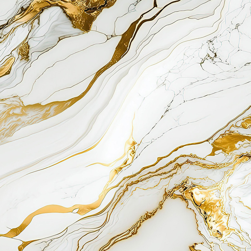 Golden Wave Kitchen Cabinet PET 3D Transfer Film