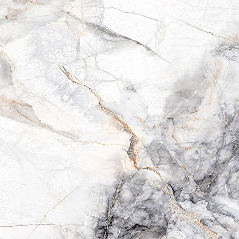 Blue Gold Flow Bedroom Cabinet PET 3D Transfer Film