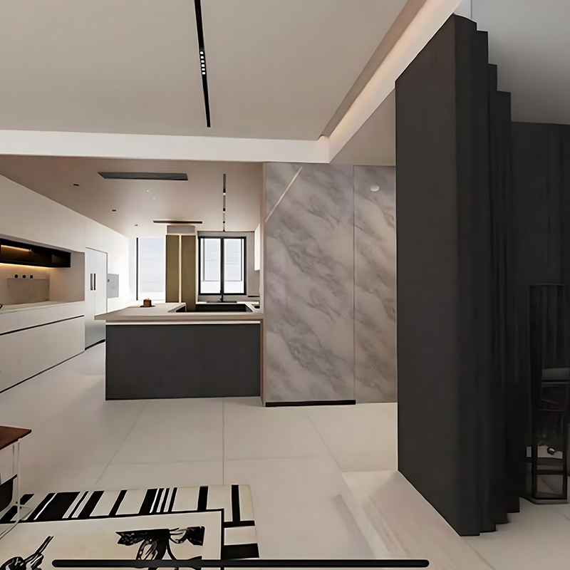 Black and White Root Waterproof and Moisture-Proof Wall Panel Self-Adhesive Heat Transfer Film