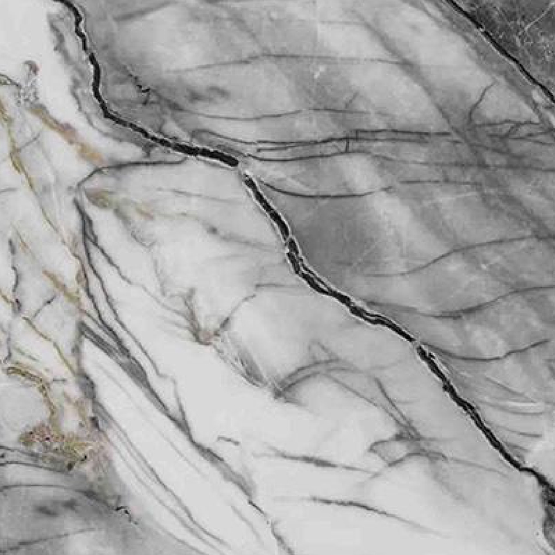 Moss Black and White Root Heat-Resistant and Oil-Proof Cabinet Heat Transfer Film