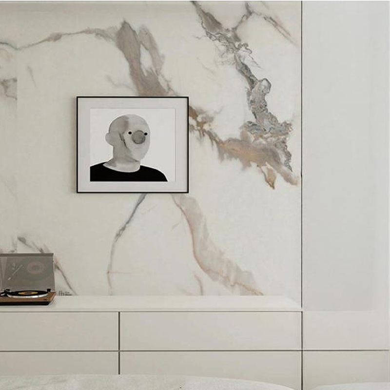 Taro Gray Soundproof and Anti-Impact Indoor Wall Heat Transfer Film