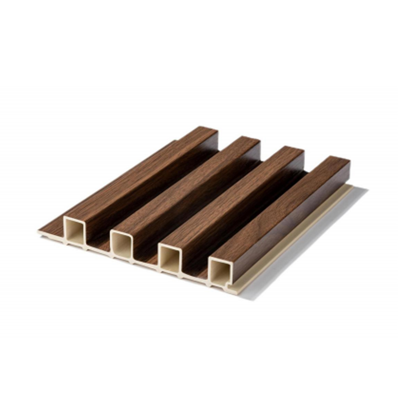 Wood Grain Waterproof Fluted Wall Panel for Interior Decoration